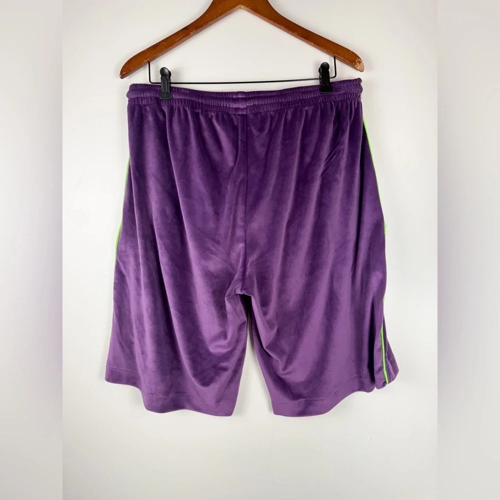 NWT Reigning Fury King Fury Purple Velour Full Zip Jacket Long Sleeve Set  XL